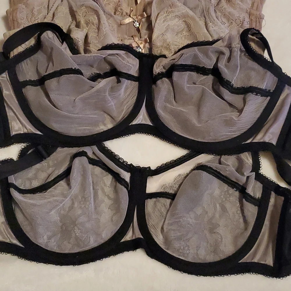 Wacoal Bra LOT of 5 Size 34DDD Full Coverage Lace Underwire Style 855186 #F7 - Picture 5 of 9